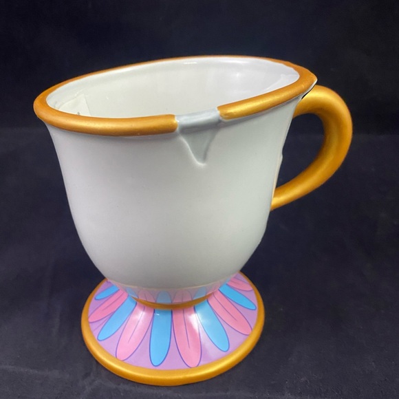 Disney Shanghai Resort CHIP Beauty & The Beast Ceramic Coffee Mug Cup - Picture 5 of 7